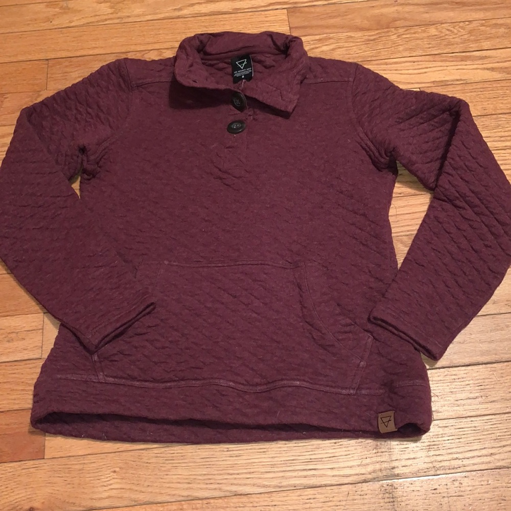 Maroon/ purpley thick sweatshirt